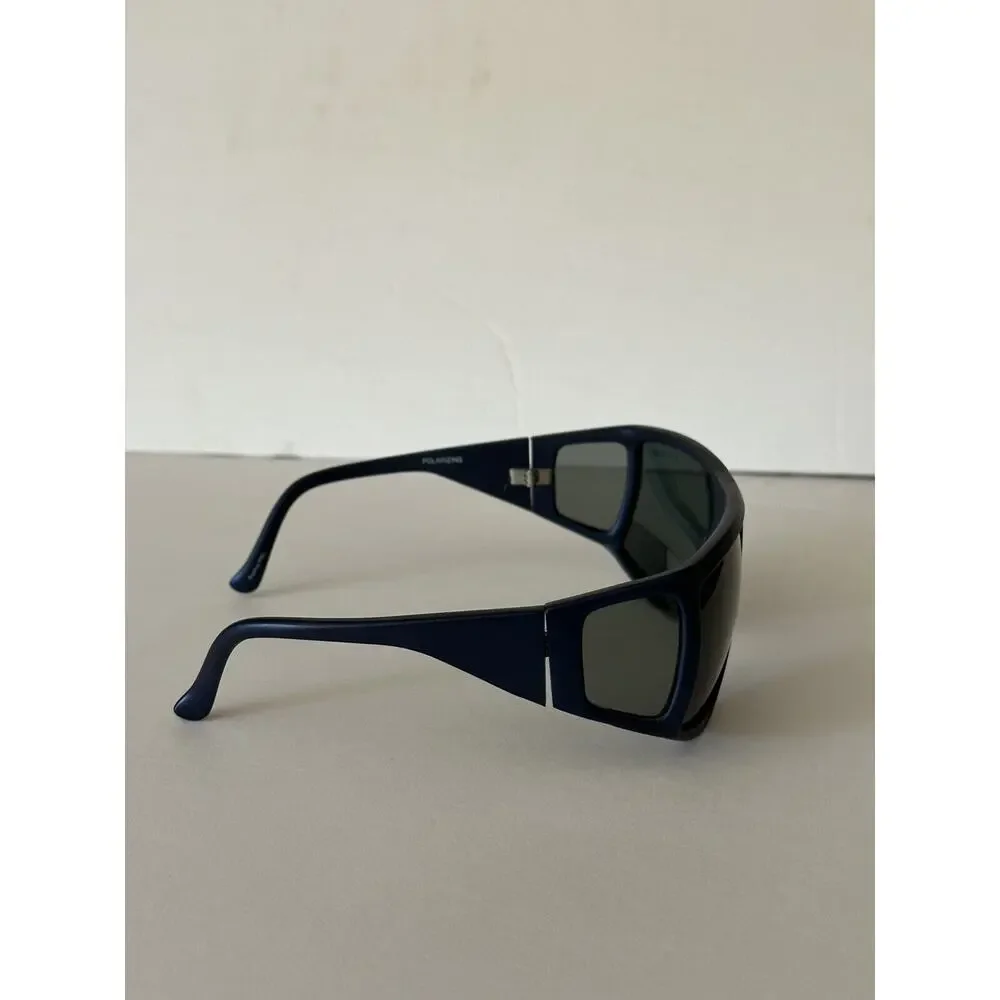 Glarefoil sunglasses men polarized Four Lenses By Polaroid 9604F glass lens Blue